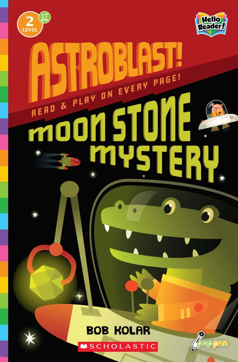 Scholastic Hello Reader Level 2 #17: Moon Stone Mystery (Book + StoryPlus QR)