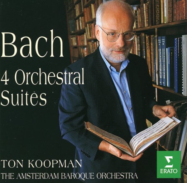 톤 쿠프만 - Ton Koopman - Bach 4 Orchestral Suites (바흐 관현악 모음집) [싸인CD] [독일발매]