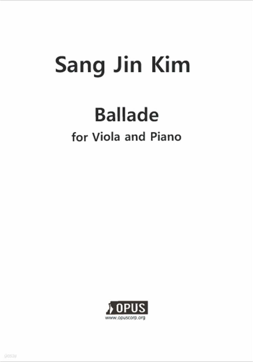 Ballade for Viola and Piano