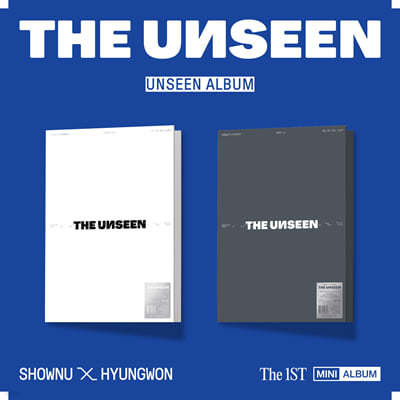 셔누 X 형원 - 미니앨범 1집 : THE UNSEEN [UNSEEN ALBUM ver.] [2종 SET]