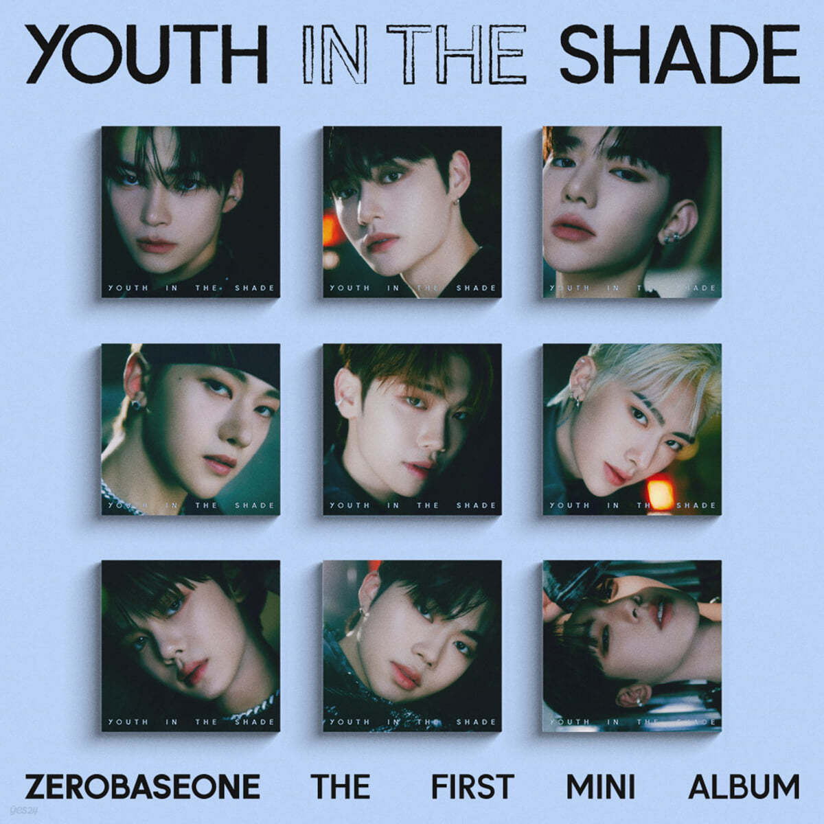 ZEROBASEONE - 미니앨범 1집 : YOUTH IN THE SHADE [Digipack VER.][9종 SET]