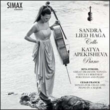 Sandra Lied Haga / Katya Apekisheva 프랑크: 첼로 소나타 / 스트롤: 거대한 극적 소나타 ‘티투스와 베레니케’ (Strohl &amp; Franck)