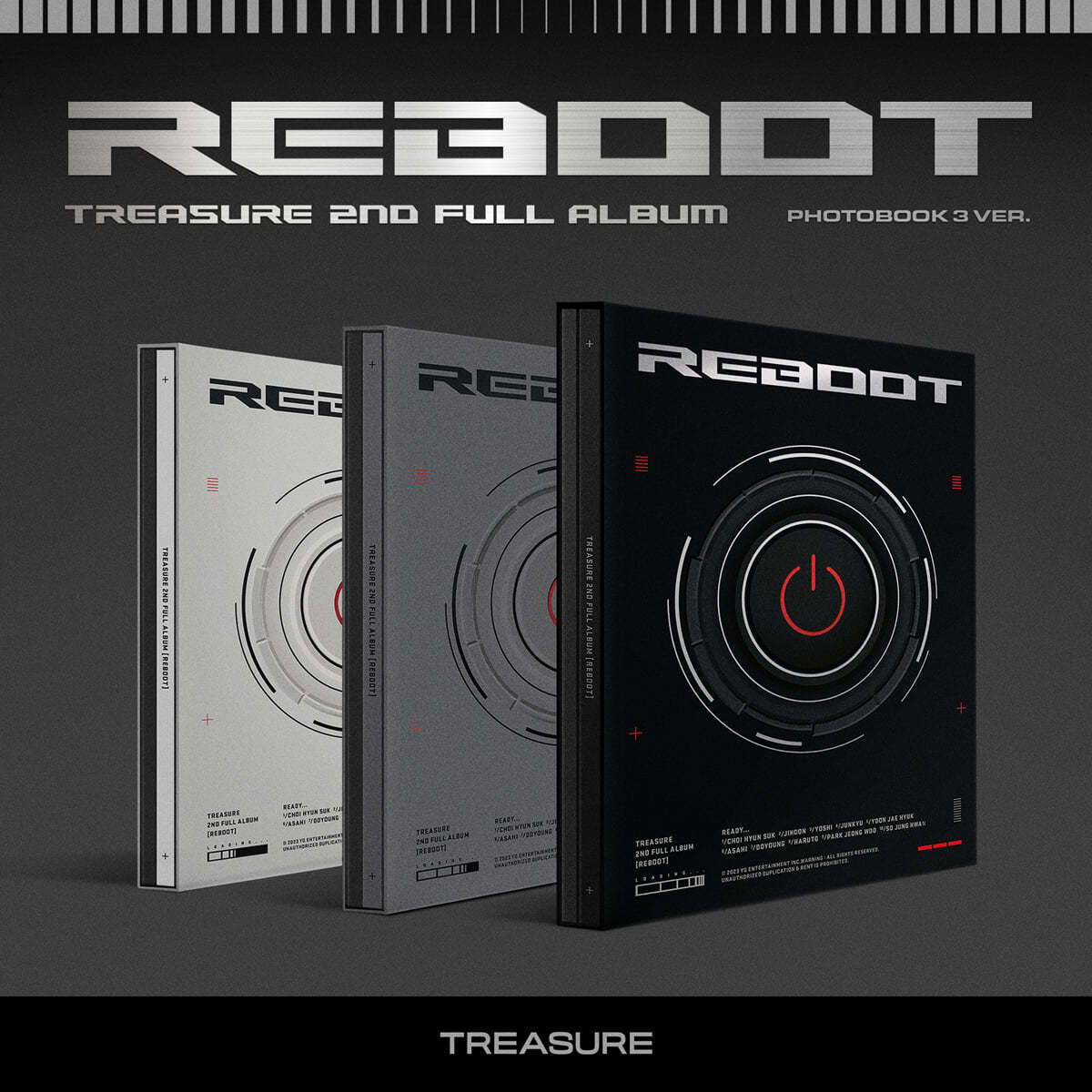 TREASURE (트레저) - TREASURE 2ND FULL ALBUM [REBOOT] [PHOTOBOOK VER.][3종 중 1종 랜덤발송]