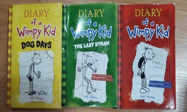 Diary of a Wimpy Kid : Greg Heffley‘s Journal+The Last Straw+Dog Days /(세권/하단참조)