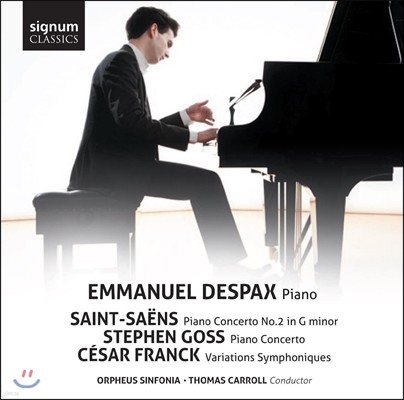 Emmanuel Despax 생상스 / 고스: 피아노 협주곡 외 - 엠마누엘 데스팍 (Saint-Saens: Piano Concerto No.2 Op.22 / Goss: Piano Concerto)