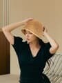 어클렛 여성 니트 벙거지 햇 H010 DARK KHAKI