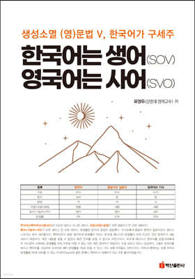 한국어는 생어(SOV) 영어는 사어(SVO)