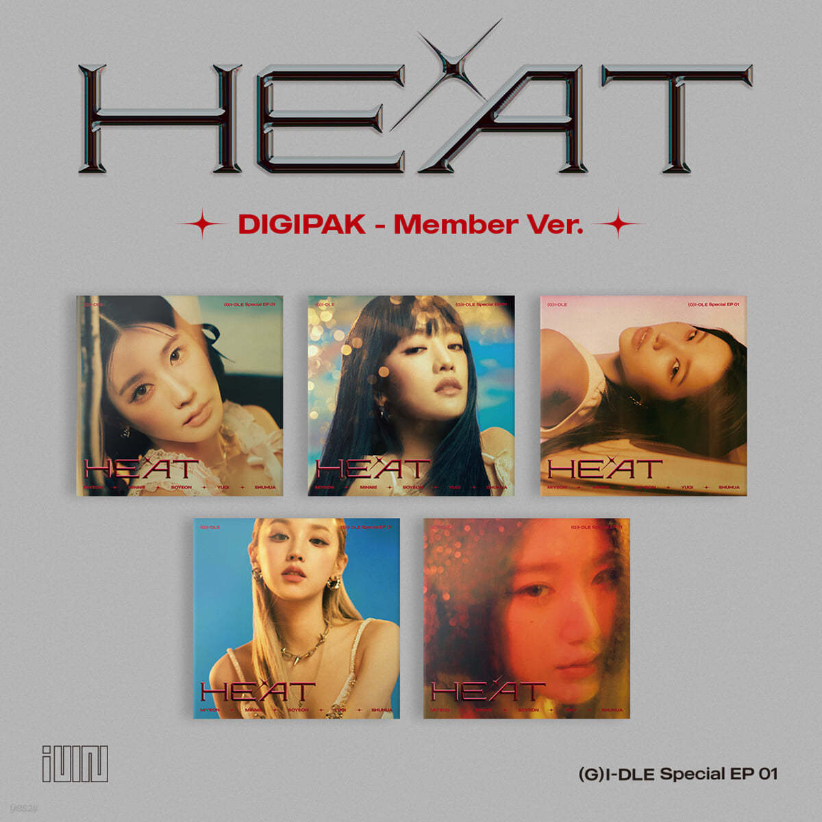 (여자)아이들 - 스페셜 앨범 : HEAT [DIGIPAK - Member Ver.] [5종 중 랜덤발송]