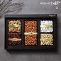 [과일愛]견과 선물세트 2호[호두130g+볶음아몬드380g+캐슈넛150g+건크랜베리150g+요거트볼180g]