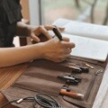 다이어리가죽바인더 필통파우치 컨트롤 프로 시그니처 천연소가죽 오거나이저