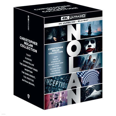 크리스토퍼 놀란 8무비 컬렉션 (24 Disc, BD + 4K UHD 슬립케이스 아웃박스) : 블루레이