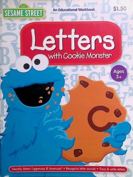 Sesame Street Letters with Cookie Monster (Sesame Workshop) Paperback