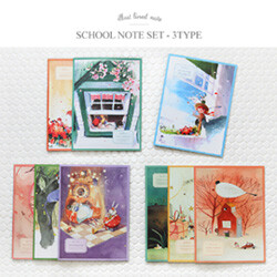 스쿨노트세트-3Type