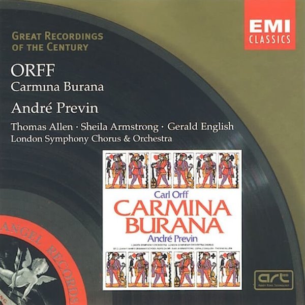 오르프 (Carl Orff) : Carmina Burana - 프레빈 (Andre Previn) (유럽발매)
