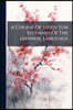 A Course Of Study For Students Of The Japanese Language