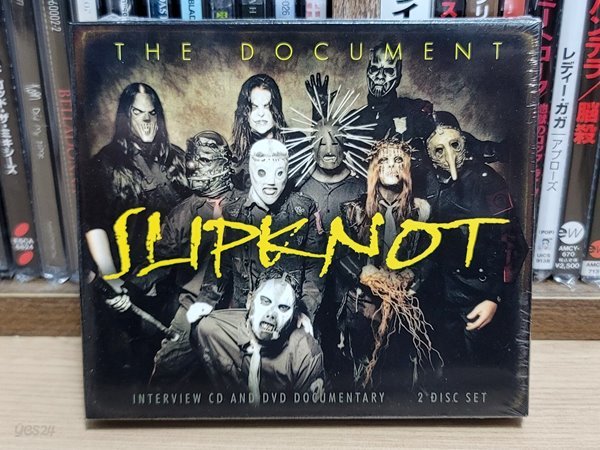 (희귀 미개봉 수입 CD+DVD) SLIPKNOT - THE DOCUMENT