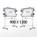 [토탈] 칠판스탠드세트 양면 (일반+자석900x1200mm)