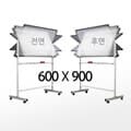 [토탈] 칠판스탠드세트 양면 (일반+자석600x900mm)