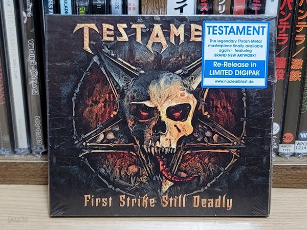 (미개봉 수입 한정반) Testament - First Strike Still Deadly