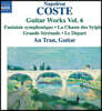 An Tran 나폴레옹 코스테: 기타 음악 전곡 작품 6집 (Napoleon Coste: Guitar Works, Vol. 6)