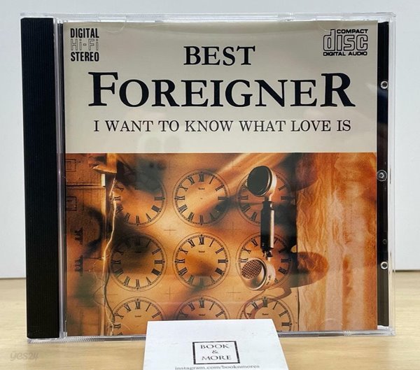 (CD) Foreigner BEST / 한양레코드 / 상태 : 최상 (설명과 사진 참고)