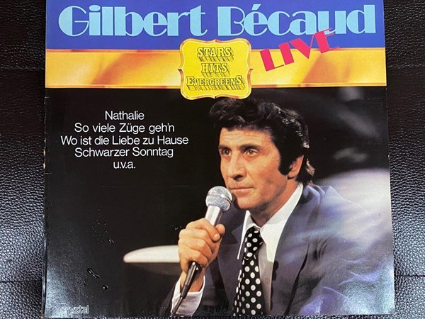 [LP] 질베르 베코 - Gilbert Becaud - Live LP [독일반]