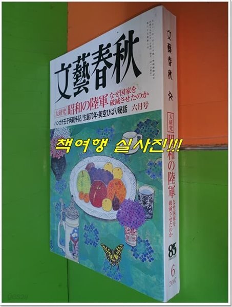 일본어판 文藝春秋 문예춘추 2007년 6월호