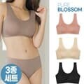 스벅 쿠폰 증정 [퓨어블라썸] [3종세트] 수딩 3D밀착 와이어리스 브라/빅사이즈