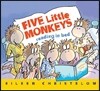 Five Little Monkeys Reading in Bed