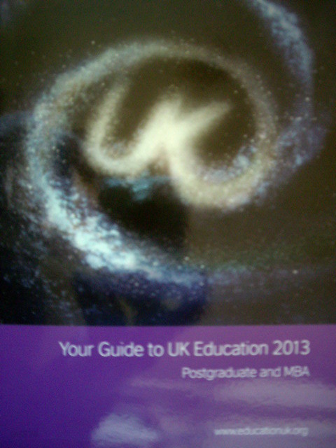 Your Guide to UK Education 2013 : Postgraduate and MBA