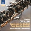 Nicola Bulfone 에르네스토 카발리니: 클라리넷을 위한 랩소디, 클라리넷을 위한 이중주 (Ernesto Cavallini: Capriccios for Clarinet, Three Duos for Clarinets)