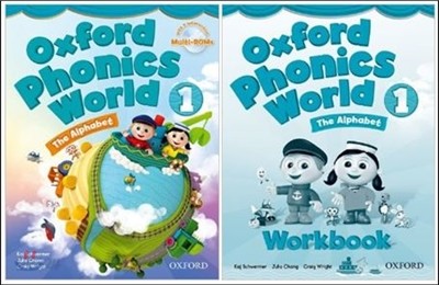 Oxford Phonics World 1 SET : Student Book with Multi-Rom + Workbook