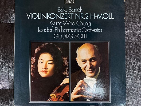 [LP] 정경화,게오르그 솔티 - Bartok Violin Concerto No.2 in B minor LP [독일반]