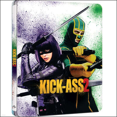 킥애스2 : 겁 없는 녀석들 (2Disc, 4K UHD+BD 스틸북 한정수량) : 블루레이