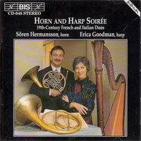 [중고] Soren Hermansson, Erica Goodman / Horn &amp; Harp Soir&amp;eacute;e (수입/biscd648)