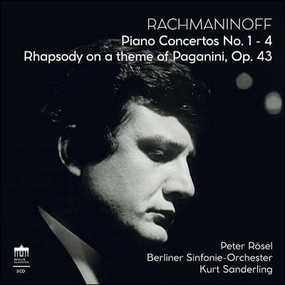 Peter Rosel 라흐마니노프: 피아노 협주곡 전곡, 파가니니 랩소디 (Rachmaninoff: Piano Concertos)