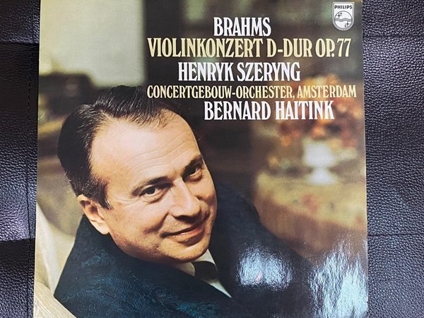 [LP] 헨릭 쉐링 - Henryk Szeryng - Brahms Violin Concerto In D, Op.77 LP [홀랜드반]