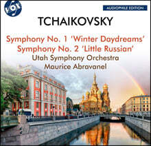 Maurice Abravanel 차이코프스키: 교향곡 1번 ‘겨울날의 백일몽’ &amp; 교향곡 2번 ‘소러시아’ (Tchaikovsky: Symphony Op.13, Op.17)
