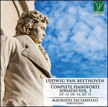 Maurizio Paciariello 베토벤: 피아노 소나타 3집 (Beethoven: Piano Sonatas Op. 53, 54, 57)
