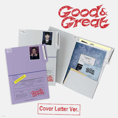 키 (KEY) - 미니앨범 2집 : Good & Great [Cover Letter Ver.][2종 중 1종 랜덤발송]