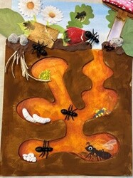 [개미 독후활동] 개미집 만들기 등 유아 미술 어린이 책읽고 놀이,  DIY 집콕놀이 가정보육 방과후