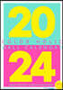 2024 컬러홀릭 월 캘린더 (벽걸이 달력)