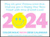 2024 컬러홀릭 네온 데스크 캘린더 (탁상달력)