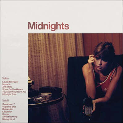 Taylor Swift (테일러 스위프트) - 10집 Midnights [블러드 문 컬러 LP]