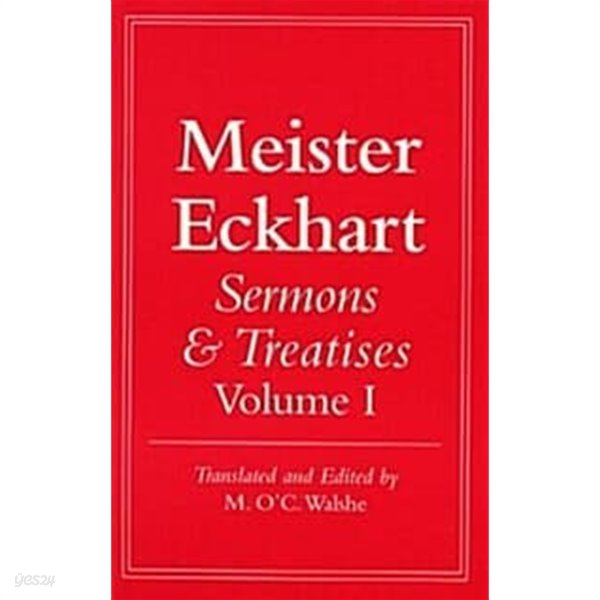 Meister Eckhart (전2권): Sermons and Treatises, Volume 1,2 (Paperback)