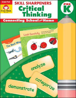 에반무어 Skill Sharpeners Critical Thinking, Grade Pre K
