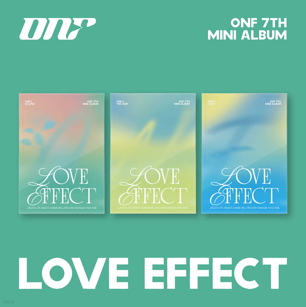 온앤오프 (ONF) - 미니앨범 7집 : LOVE EFFECT [3종 중 1종 랜덤발송]