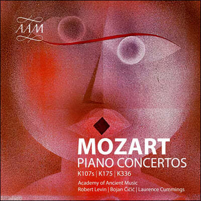 Robert Levin 모차르트: 건반 협주곡 1,2,3,5번, 교회 소나타 17번 (Mozart: Piano Concertos K.107s, K175, K336)