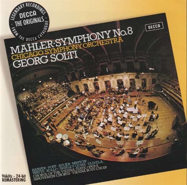 Mahler : Symphony No. 8 - 솔티 (Georg Solti)(EU발매)
