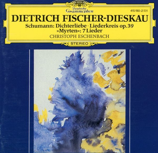 디트리히 피셔 디스카우 - Dietrich Fischer-Dieskau - Schumann Dichterliebe, Liederkreis [독일발매]